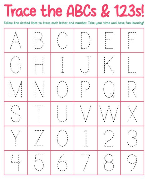 Tracing Alphabet Worksheets Free Printable