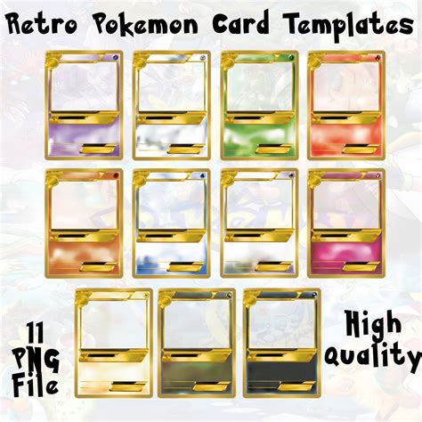 Trading Card Template Pokemon