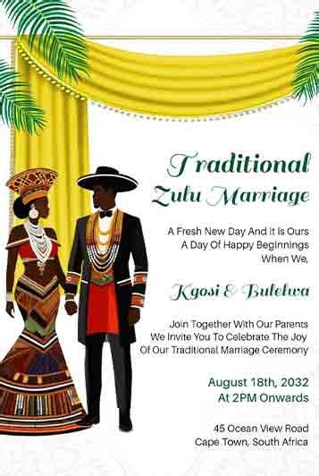 Traditional Wedding Invitation Templates