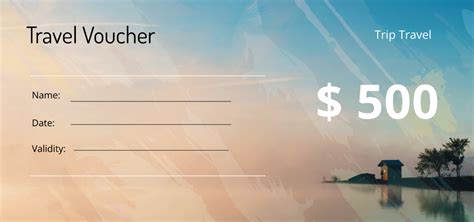 Travel Voucher Template