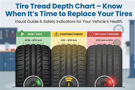 Tread Depth Chart Tires
