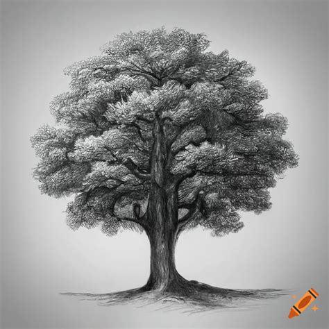 Tree Pencil Drawing