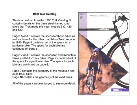 Trek 1990 Catalog