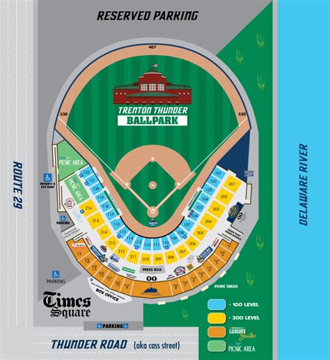 Trenton Thunder Seating Chart