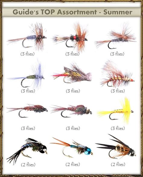 Trout Fly Sizes Chart