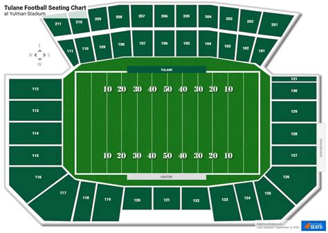 Tulane Stadium Seating Chart