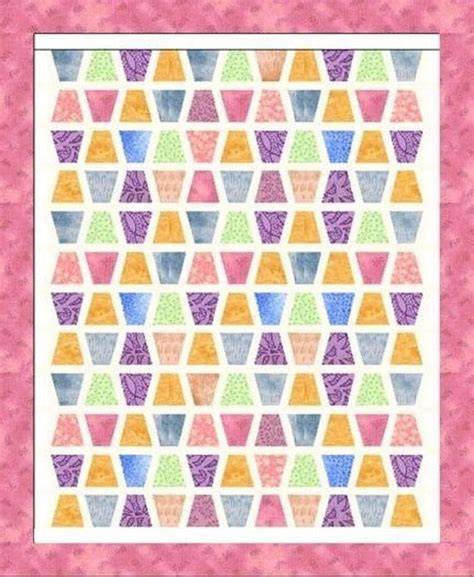 Tumbler Quilt Template