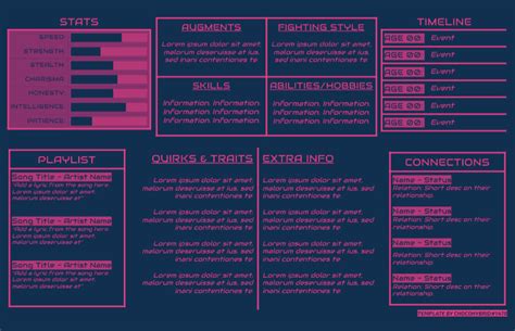 Tumblr Google Doc Template