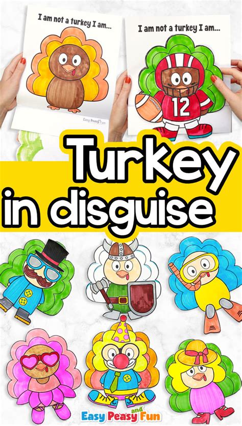 Turkey Disguise Free Printable