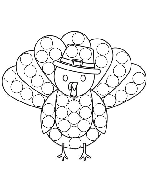 Turkey Dot Marker Printable