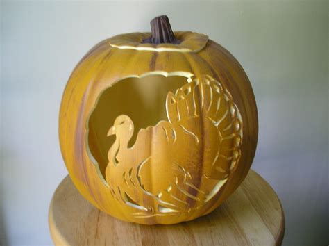 Turkey Template For Pumpkin Carving