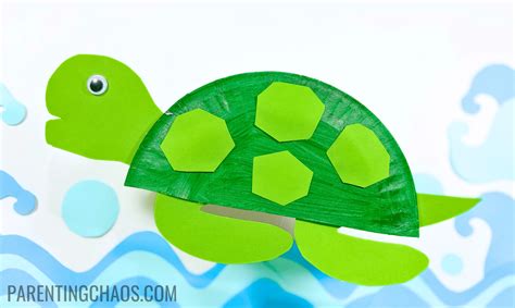 Turtle Paper Plate Template
