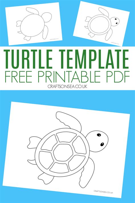 Turtle Template Free Printable