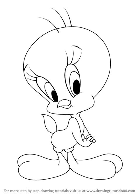 Tweety Bird To Draw
