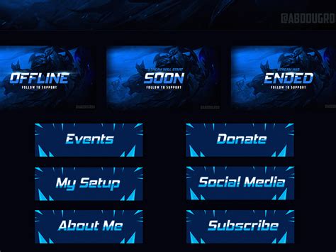 Twitch Header Template