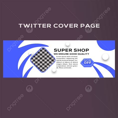 Twitter Cover Image Template