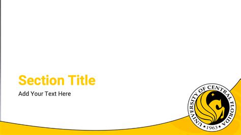 Ucf Powerpoint Template