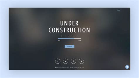 Under Construction Web Template