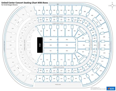 United Center Seating Chart Concert