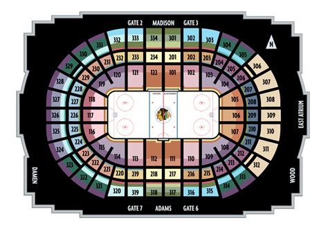 United Center Seating Chart Seat Numbers