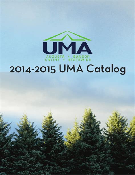 University Of Maine At Augusta Course Catalog