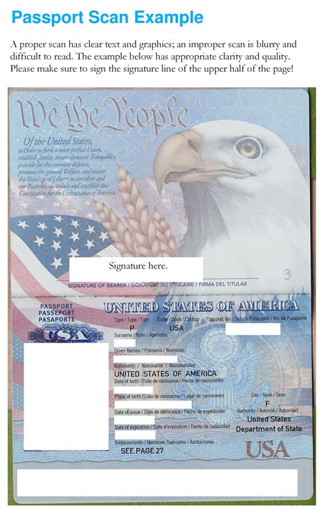 Us Passport Template