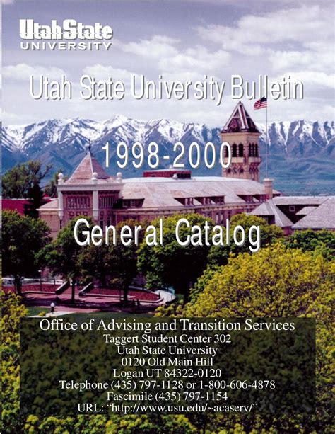 Usu General Catalog