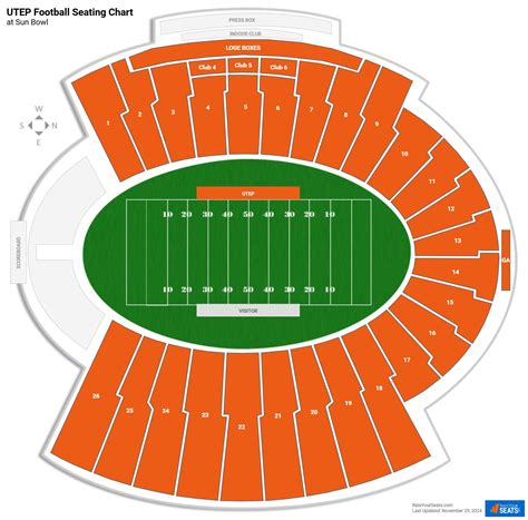 Utep Stadium Seating Chart