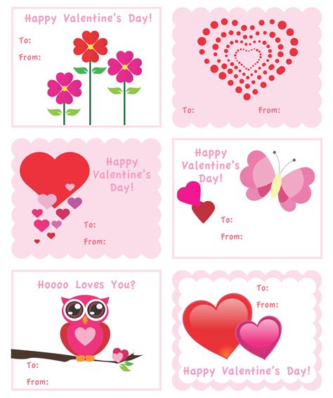 Valentine's Day Templates Printable