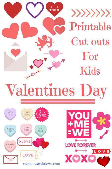 Valentine Cutouts Printable
