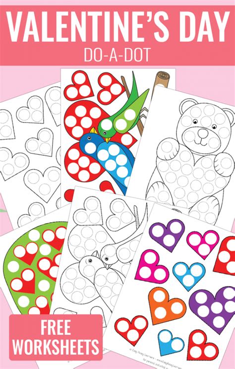 Valentine Dot Marker Printables