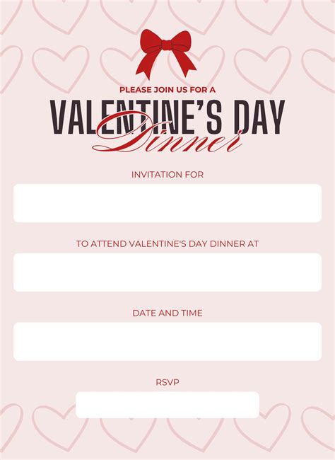 Valentine Invitation Templates
