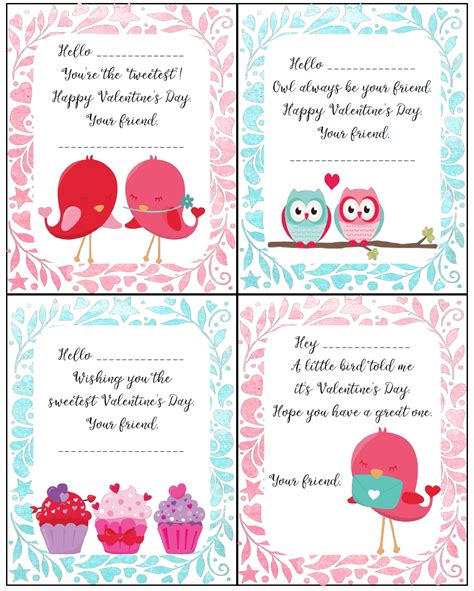 Valentines Card Printable