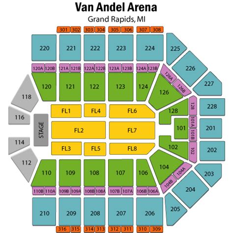 Van Andel Seating Chart Grand Rapids
