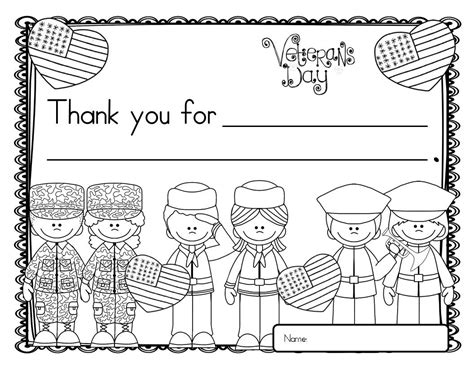 Veterans Day Card Template