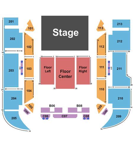 Viking Pavilion Seating Chart