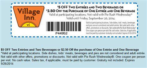 Village Inn Coupons Buy One Get One Free Printable