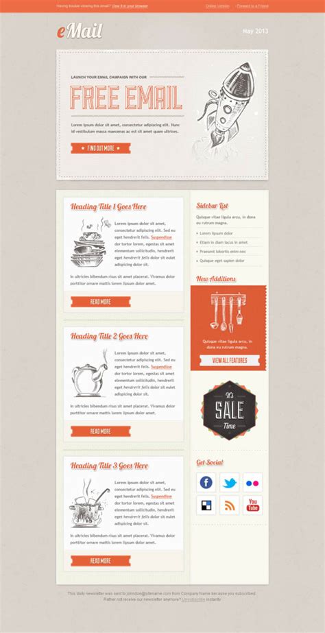 Vintage Website Template