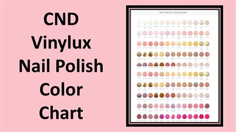 Vinylux Colour Chart
