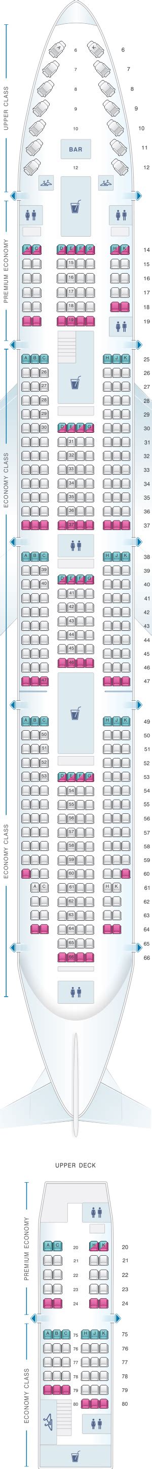 Virgin Atlantic Seat Chart