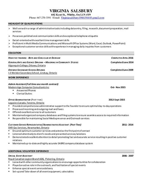 Virginia Tech Resume Template