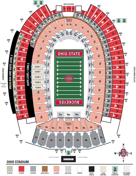 Virtual Ohio Stadium Seating Chart