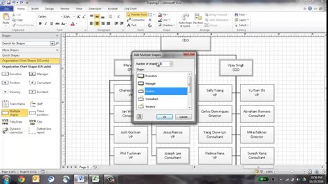 Visio Org Chart Wizard