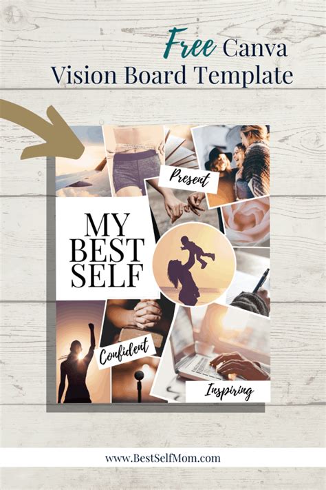 Vision Board Template Canva