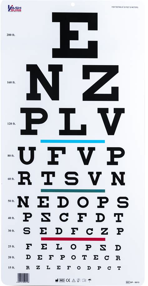 Vision Letter Chart