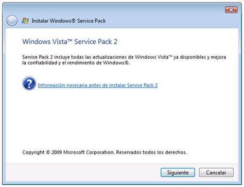 Vista Service Pack 2 In Windows Update Catalog
