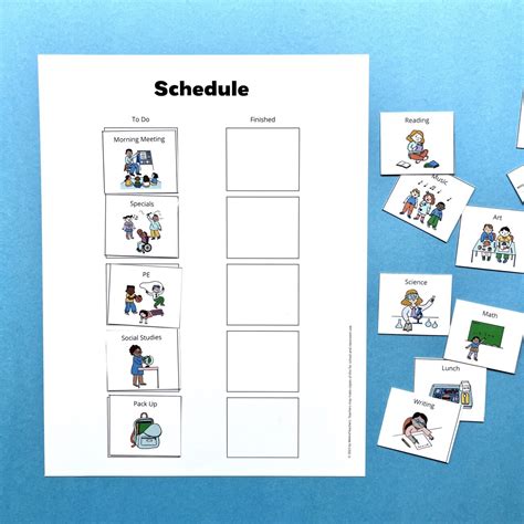 Visual Schedule Template