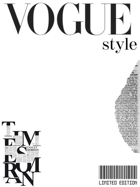 Vogue Template Cover