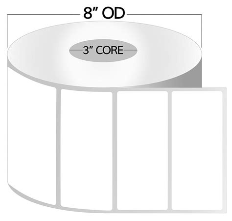 Waterproof Blank Printable E-juice Labels 3 Inch Core
