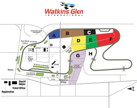 Watkins Glen Seating Chart With Seat Numbers
